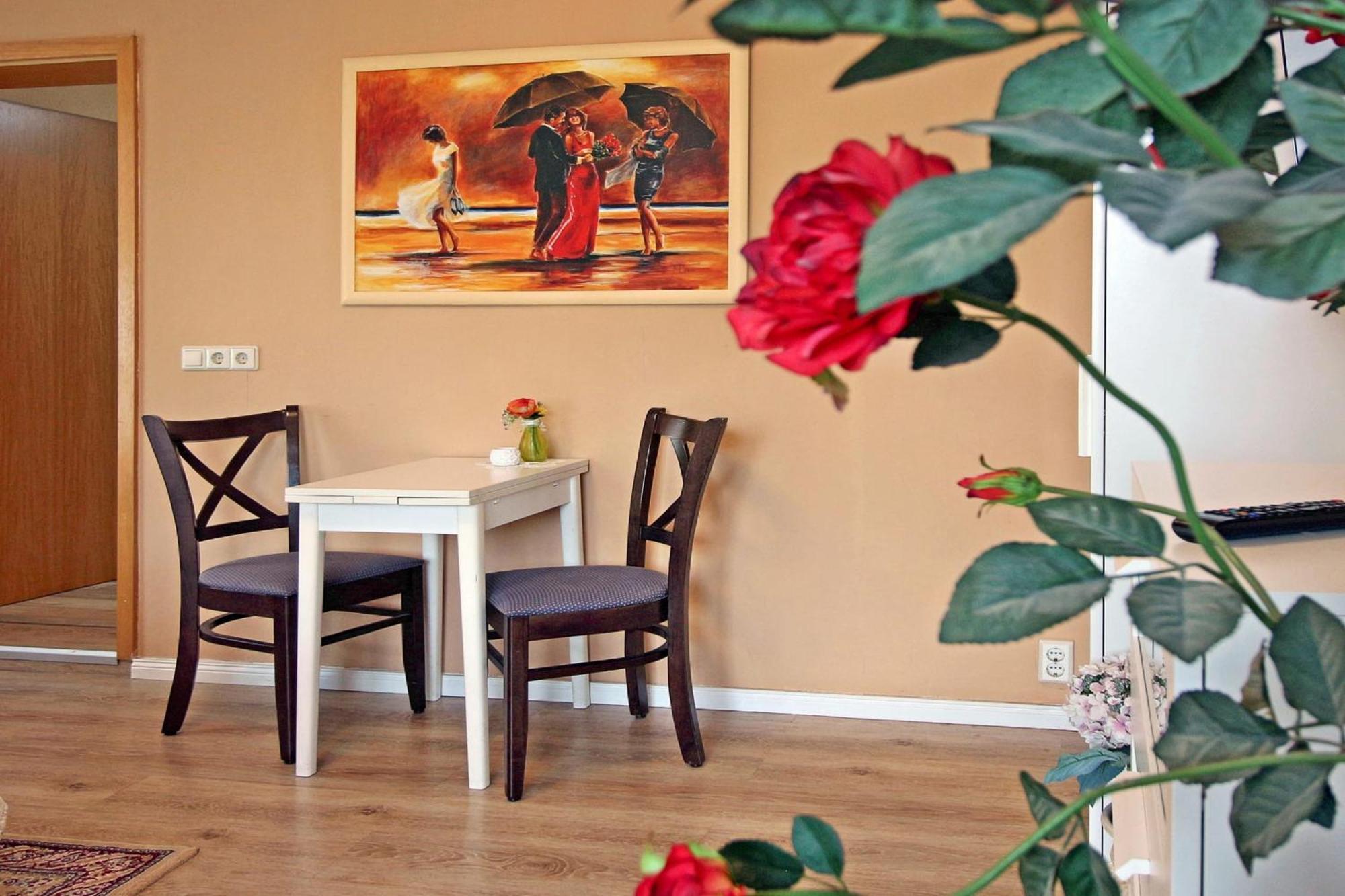 זאסניץ Villa Ostseelilie - Appartements Mit Balkon Und Meerblick חדר תמונה